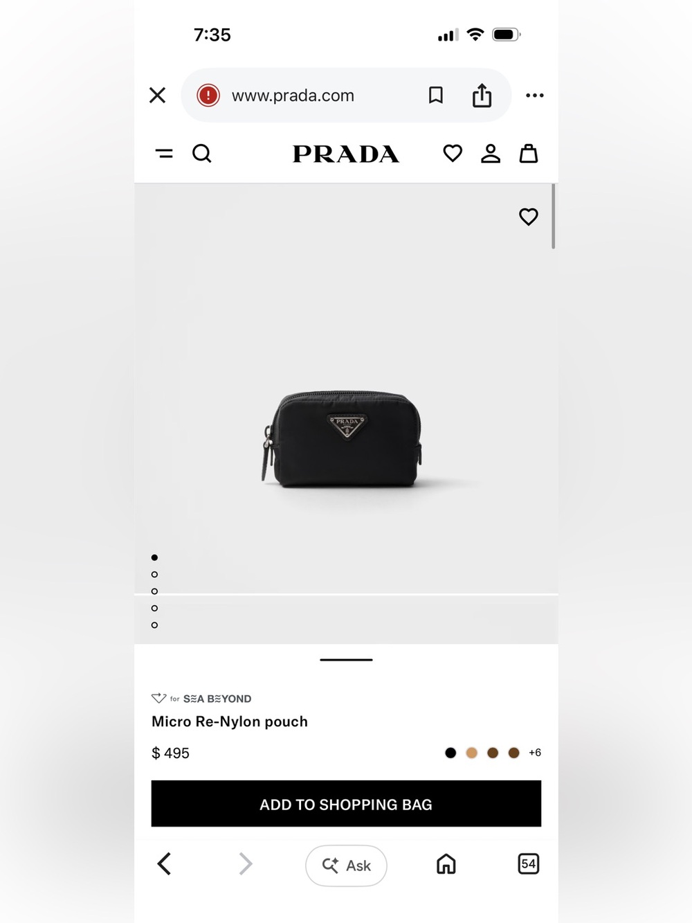 Re-Nylon pouch - Picture 2 of 11